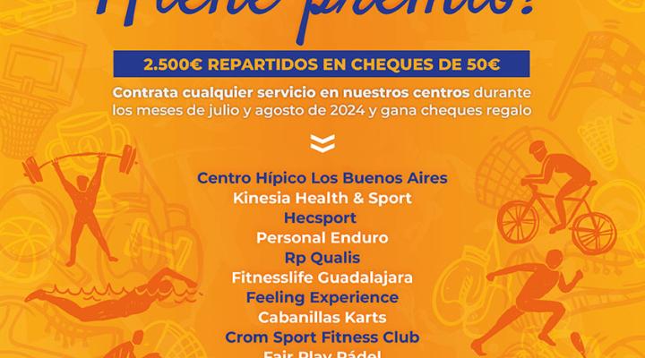 La Asociaci�n Provincial de Empresarios de Servicios de la Actividad F�sica y el Deporte de Guadalajara lanza su campa�a El deporte en verano tiene premio, de la mano de Impulsa Guadalajara
