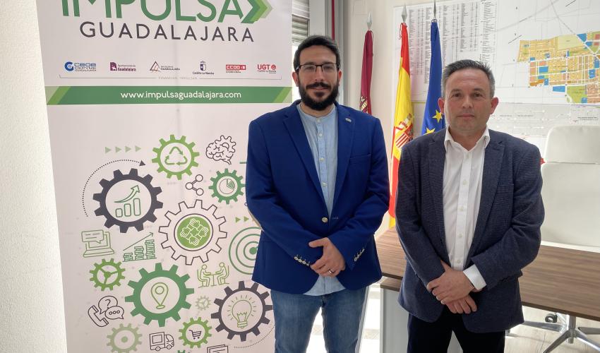 Azuqueca de Henares destaca su ubicaci�n estrat�gica para la atracci�n de nuevas empresas en una reuni�n de trabajo mantenida con Impulsa Guadalajara 