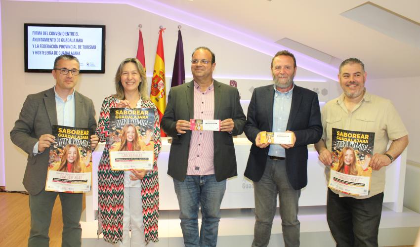 En marcha el plan de dinamizaci�n de hosteler�a y turismo de la mano del Ayuntamiento de Guadalajara y la Federaci�n provincial de Turismo y Hosteler�a de Guadalajara