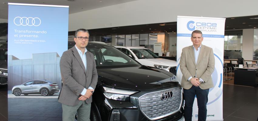Renovado el convenio de colaboraci�n entre CEOE-CEPYME Guadalajara y Motorsan-Audi