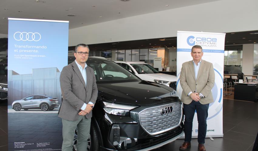 Renovado el convenio de colaboraci�n entre CEOE-CEPYME Guadalajara y Motorsan-Audi