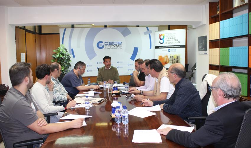 Juan Luis Pajares reelegido presidente de la Federaci�n provincial de Turismo y Hosteler�a de Guadalajara para los pr�ximos cuatro a�os