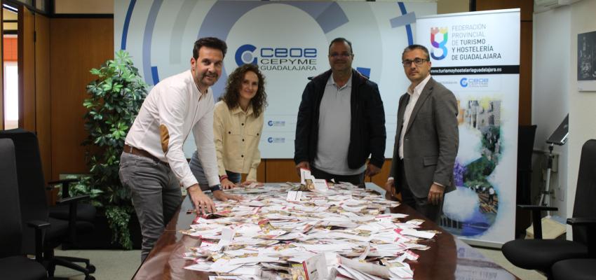 Celebrado el primer sorteo de la campa�a de dinamizaci�n del sector de la hosteler�a, Saborear Guadalajara, que ha repartido 100 cheques de 60 euros entre sus clientes