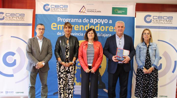 Presentada la s�ptima edici�n del programa de apoyo a emprendedores de la provincia de Guadalajara de CEOE-CEPYME Guadalajara y la Diputaci�n Provincial 