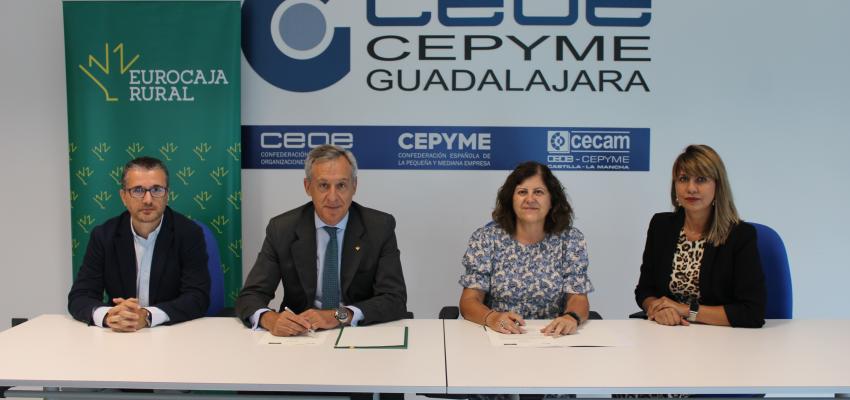 Eurocaja Rural y CEOE-CEPYME Guadalajara reafirman su compromiso con el tejido productivo y la actividad econ�mica alcarre�a
