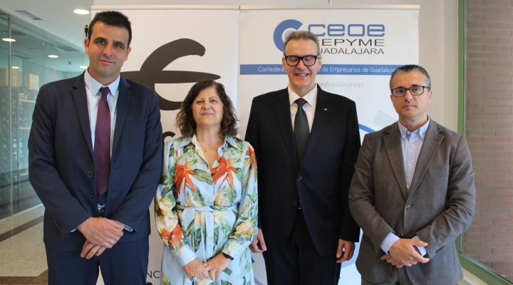 Ibercaja y CEOE-CEPYME Guadalajara fortalecen su colaboraci�n para impulsar el crecimiento y la competitividad de las empresas y aut�nomos de la provincia