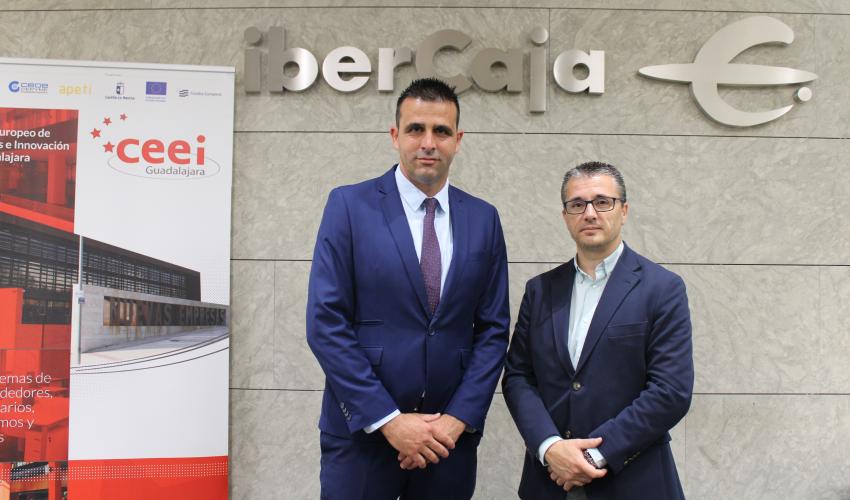 El CEEI Guadalajara e Ibercaja renuevan su convenio de colaboraci�n