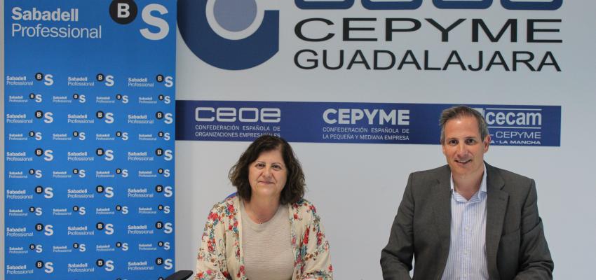 CEOE-CEPYME Guadalajara y Banco Sabadell renuevan su convenio de colaboraci�n