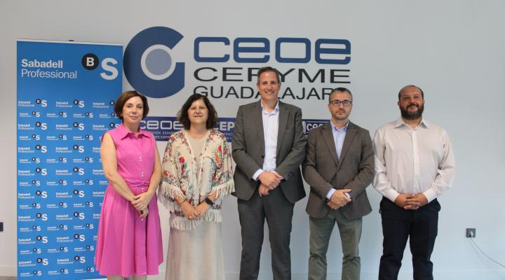 CEOE-CEPYME Guadalajara y Banco Sabadell renuevan su convenio de colaboraci�n