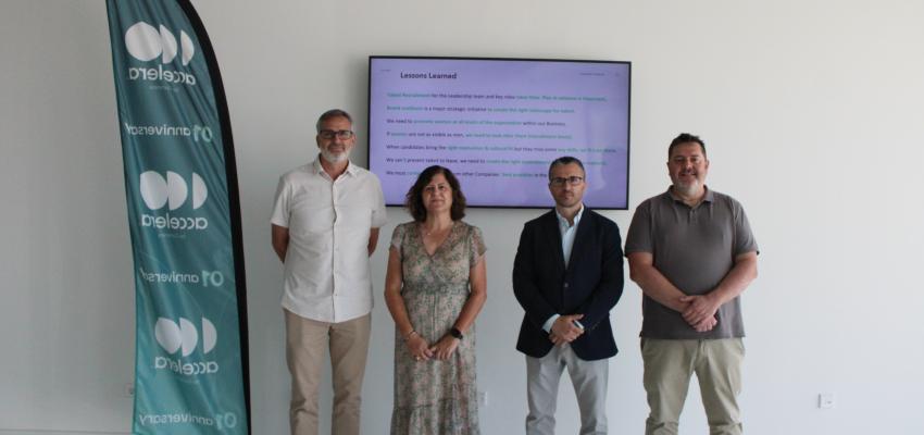 La presidenta de CEOE-CEPYME Guadalajara mantiene una reuni�n de trabajo con los directivos de la empresa Cummins 