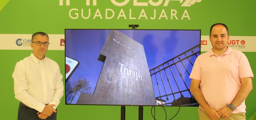 El alcalde de Torija destaca el pol�gono industrial y log�stico del municipio durante su visita a la oficina Impulsa Guadalajara