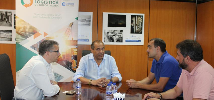 El presidente de la asociaci�n de Log�stica de CEOE-CEPYME Guadalajara y el alcalde de Chiloeches mantienen su primera reuni�n de trabajo 