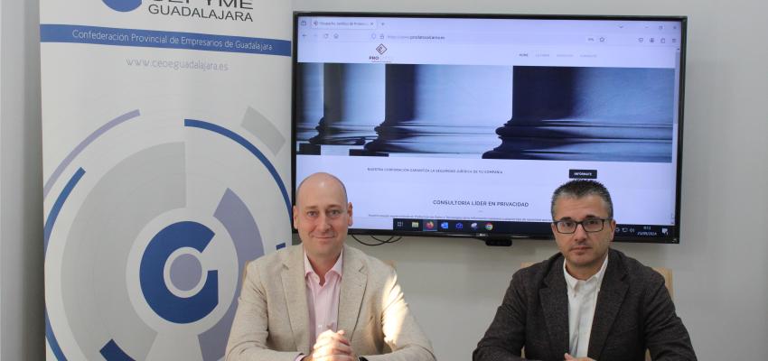 CEOE-CEPYME Guadalajara y Prodatos Alcarria renuevan su convenio de colaboraci�n