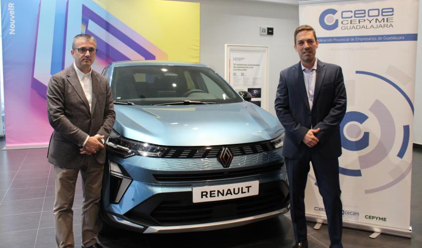 Renovado el convenio de colaboraci�n entre CEOE-CEPYME Guadalajara y Autocarpe 