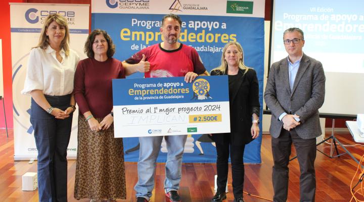 Implican, gana la s�ptima edici�n del Programa de Apoyo a Emprendedores de la provincia de CEOE-CEPYME Guadalajara y la Diputaci�n provincial