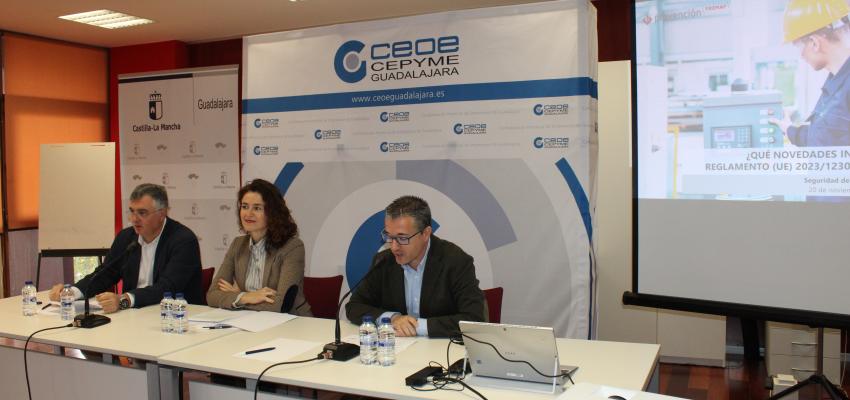 CEOE-CEPYME Guadalajara desarrolla una jornada de PRL sobre los factores de riesgo en el sector del metal