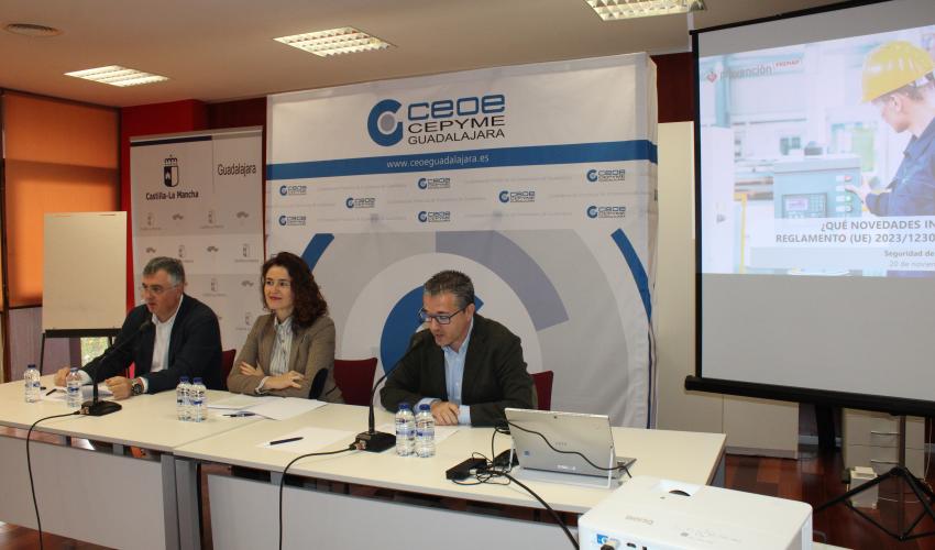 CEOE-CEPYME Guadalajara desarrolla una jornada de PRL sobre los factores de riesgo en el sector del metal