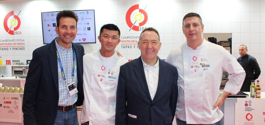 Gran actuaci�n de Carlos Gumiel en el II campeonato de tapas y pinchos de hosteler�a de Espa�a