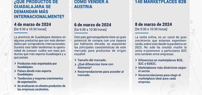 CEOE-CEPYME Guadalajara organiza un nuevo ciclo de jornadas de comercio exterior en el mes de marzo