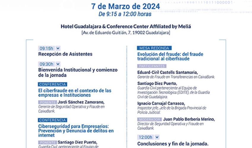 CEOE-CEPYME Guadalajara organiza una jornada sobre el ciberfraude en las empresas