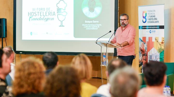 El III foro de hosteler�a de la provincia organizado por la Federaci�n provincial de Turismo y Hosteler�a de Guadalajara re�ne a m�s de 200 profesionales del sector