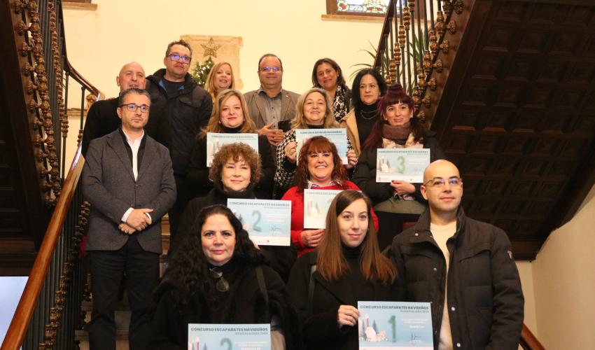 Entregados los premios del Concurso de Escaparates Navide�os impulsado desde la concejal�a de Comercio con la colaboraci�n de FEDECO