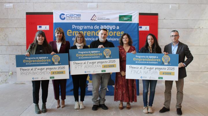 RTF Aeroclean, gana la octava edici�n del programa de apoyo a emprendedores de la provincia de  CEOE-CEPYME Guadalajara y la Diputaci�n Provincial
