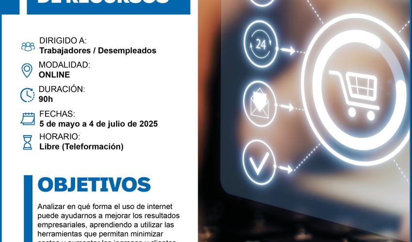 �ltimas plazas para el curso gratuito de Comercio en internet. Optimizaci�n de recursos de CEOE-CEPYME Guadalajara