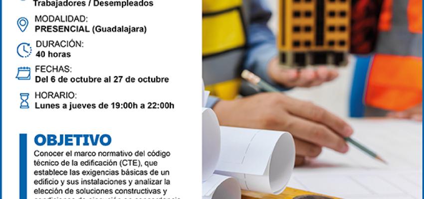 CEOE-CEPYME Guadalajara lanza un curso gratuito sobre el C�digo T�cnico de la Edificaci�n (CTE)