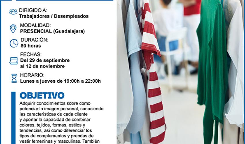 CEOE-CEPYME Guadalajara oferta un nuevo curso gratuito de personal shopper en comercio 