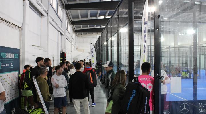 �xito de participaci�n en el torneo de p�del solidario de Witzenmann y CEOE-CEPYME Guadalajara a beneficio de APANAG con 108 deportistas