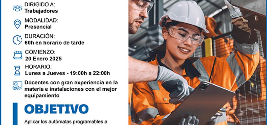 Abierto el plazo de inscripci�n para el curso gratuito de aut�matas programables de CEOE-CEPYME Guadalajara