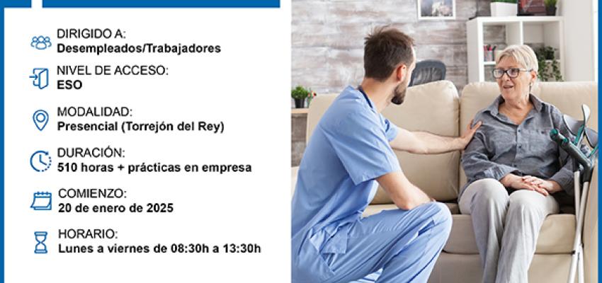 �ltimas plazas para los cursos gratuitos de Atenci�n sociosanitaria a personas en domicilio y Gesti�n operativa de tesorer�a de CEOE-CEPYME Guadalajara