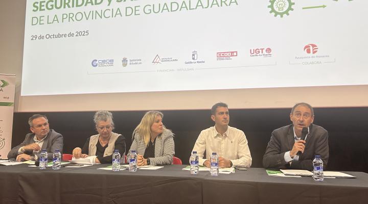 Impulsa Guadalajara celebra con �xito el II foro de seguridad y salud laboral en Azuqueca de Henares