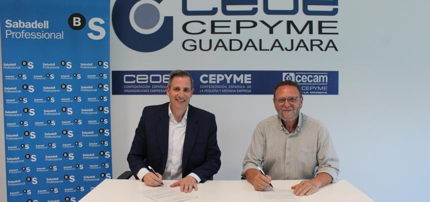 La federaci�n de Turismo y Hosteler�a de CEOE-CEPYME Guadalajara y Banco Sabadell renuevan su convenio de colaboraci�n