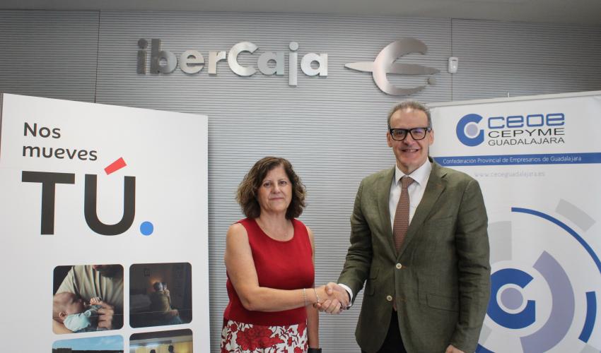 Ibercaja y CEOE-CEPYME Guadalajara fortalecen su colaboraci�n para impulsar el crecimiento y la competitividad de las empresas y aut�nomos de la provincia