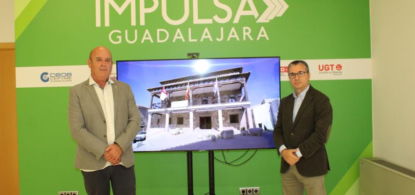 El alcalde de Almonacid de Zorita e Impulsa Guadalajara fortalecen su colaboraci�n para impulsar el patrimonio hist�rico y el desarrollo econ�mico del municipio