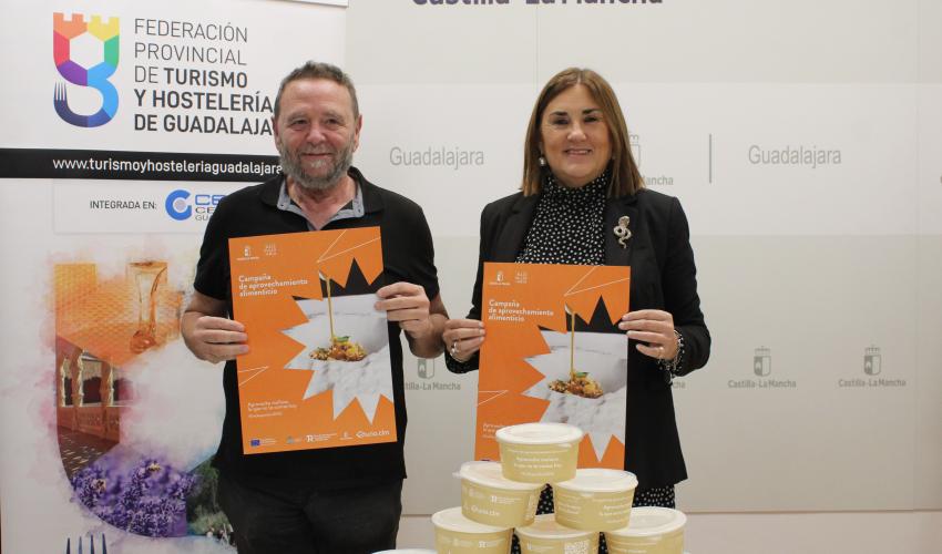 La federaci�n provincial de Turismo y Hosteler�a de Guadalajara colabora con el Gobierno regional en la campa�a de aprovechamiento alimenticio