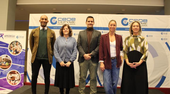 Gemma Mengual re�ne en un desayuno deportivo empresarial de la Asociaci�n provincial de Empresas del Deporte de Guadalajara (APEDEGU) a cerca de 200 personas