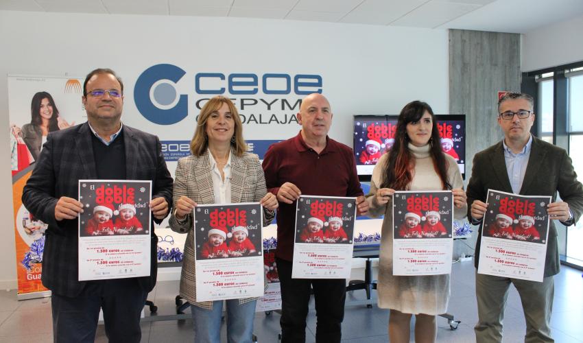 Vuelve el Doble, doble de Navidad de FEDECO a los comercios de la provincia de Guadalajara