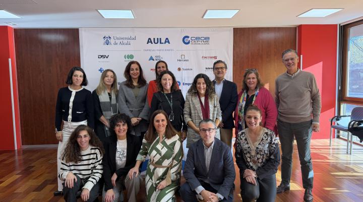 El proyecto AULA de CEOE-CEPYME Guadalajara, la UAH y 10 empresas de la provincia planifica sus primeras actividades para 2026 