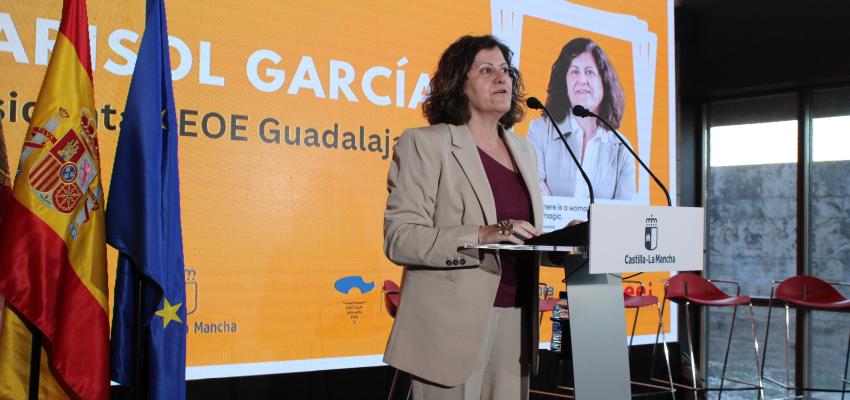 La presidenta de CEOE-CEPYME Guadalajara, Marisol Garc�a, participa en la inauguraci�n de la jornada Mujer Global, Liderazgo e Internacionalizaci�n