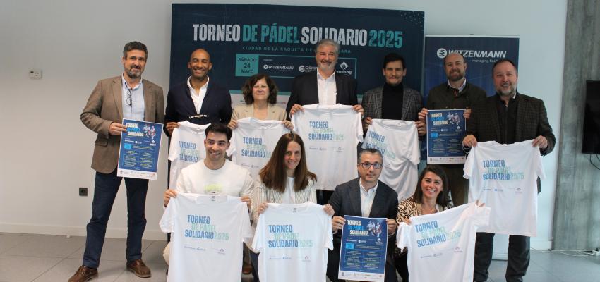 Presentado el torneo de p�del solidario de Witzenmann y CEOE-CEPYME Guadalajara a beneficio de APANAG