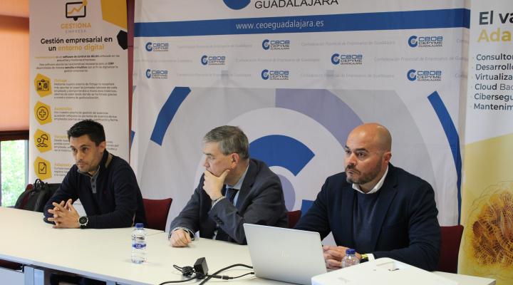 CEOE-CEPYME Guadalajara y Adapta System presentan en las sesiones informativas el programa de registro de la jornada laboral