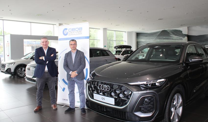 CEOE-CEPYME Guadalajara y Motorsan-Audi renuevan su convenio de colaboraci�n