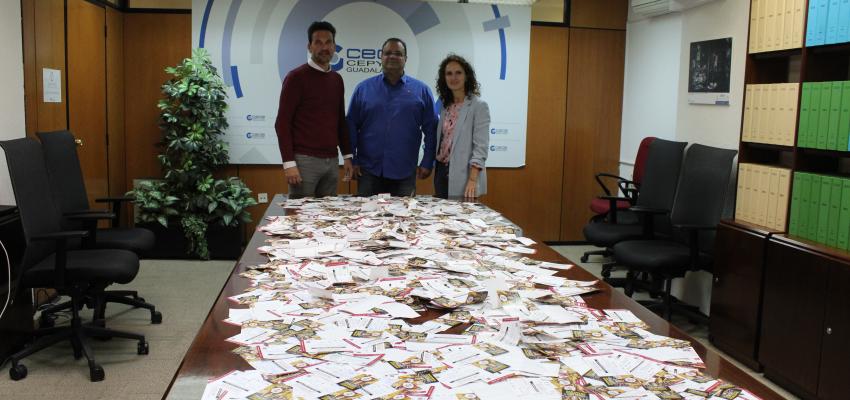 Celebrado el primer sorteo de la campa�a de dinamizaci�n del sector de la hosteler�a, Saborear Guadalajara, que ha repartido 100 cheques de 60 euros entre sus clientes