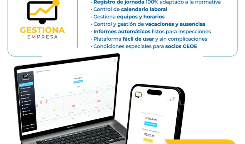 CEOE-CEPYME Guadalajara y Adapta System organizan unas jornadas informativas para presentar el programa de registro de la jornada laboral