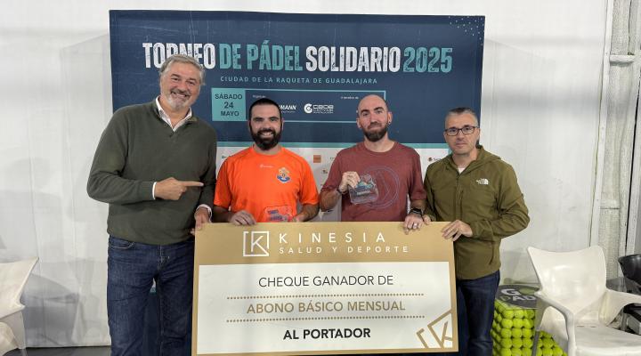 �xito de participaci�n en el torneo de p�del solidario de Witzenmann y CEOE-CEPYME Guadalajara a beneficio de APANAG con 108 deportistas