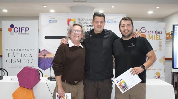 Alberto Merchante del restaurante El Rinc�n de la Espe de Albalate de Zorita, gana el III campeonato de tapas y pinchos de la Federaci�n provincial de Turismo y Hosteler�a de Guadalajara 