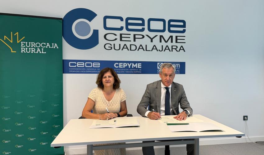 Eurocaja Rural y CEOE-CEPYME Guadalajara reafirman su compromiso con el tejido productivo y la actividad econ�mica alcarre�a